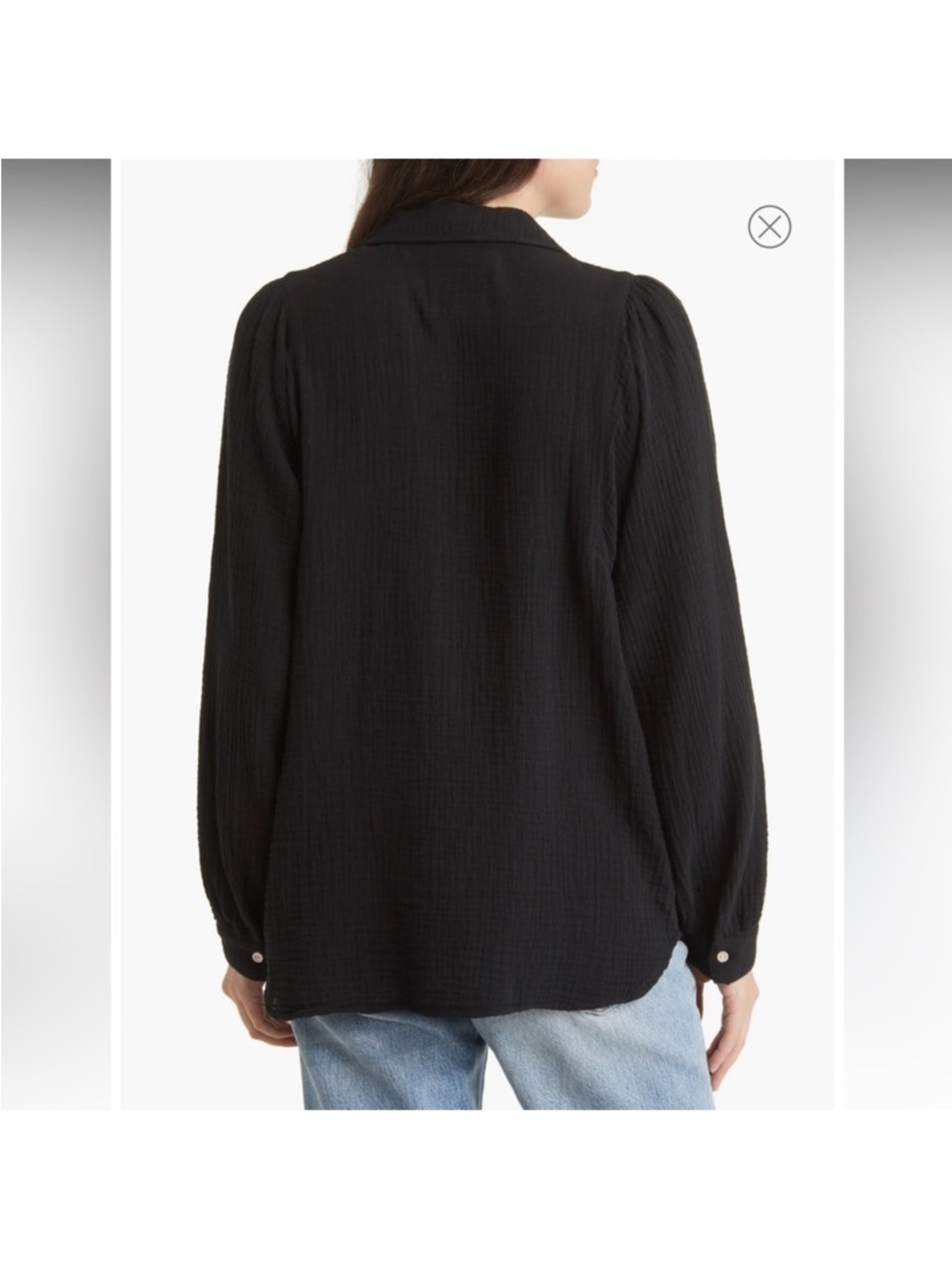 Rails Lauren Women’s Cotton Gauze Button Down Shirt size small - Picture 3 of 5